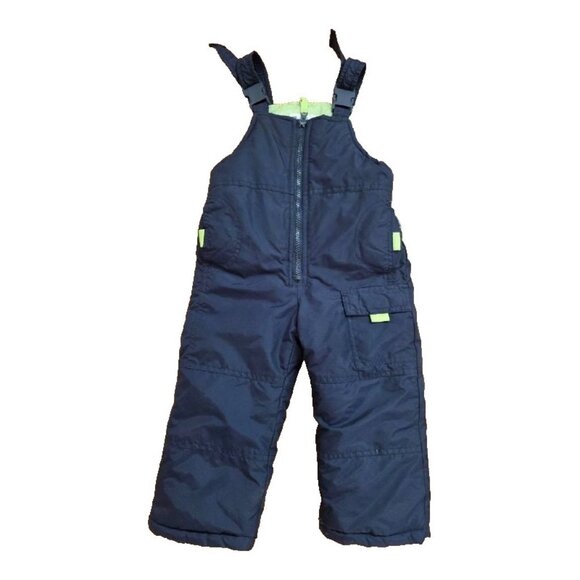 OshKosh B'gosh Toddler Snow Pants Winter Warm Outdoor Navy Size 2T A001143 - Picture 1 of 5